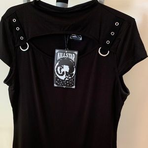 Xara Keyhole Top Large Black